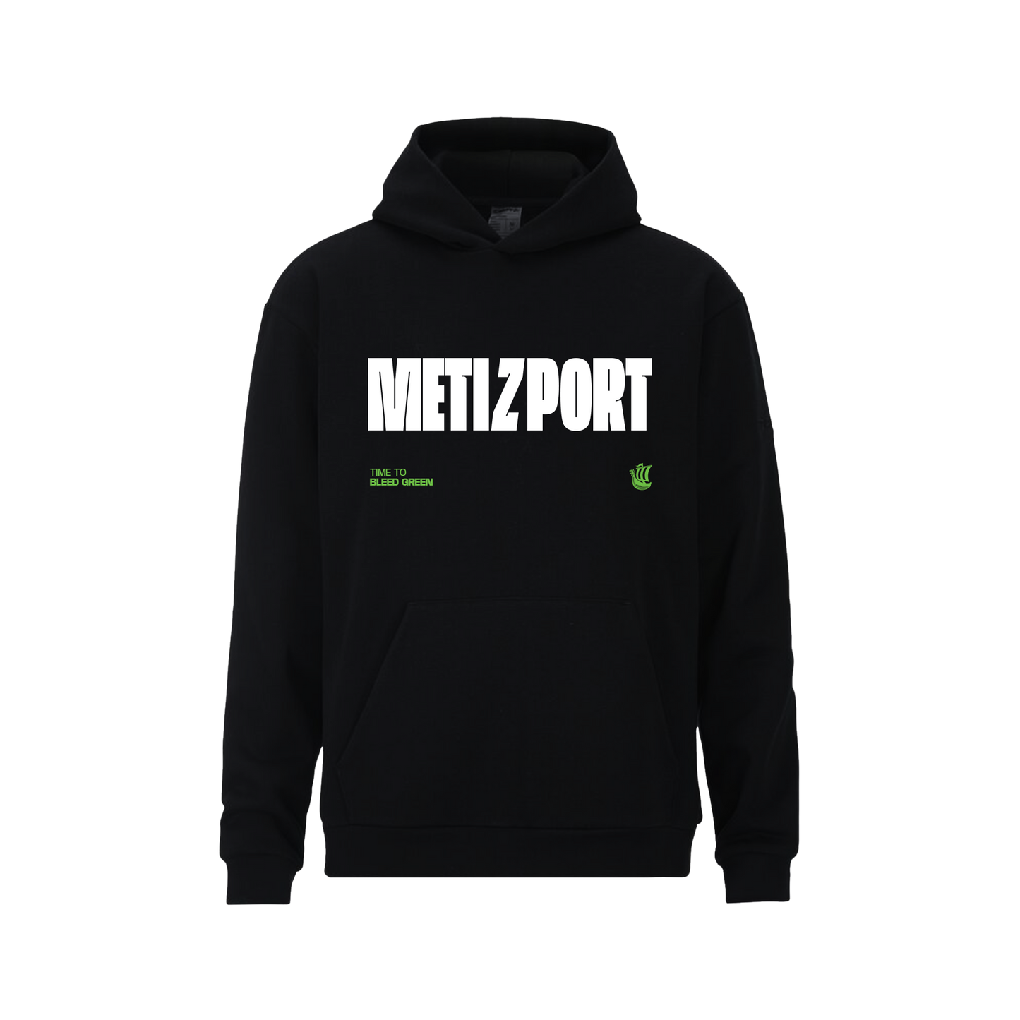 Time to Bleed Green Hoodie