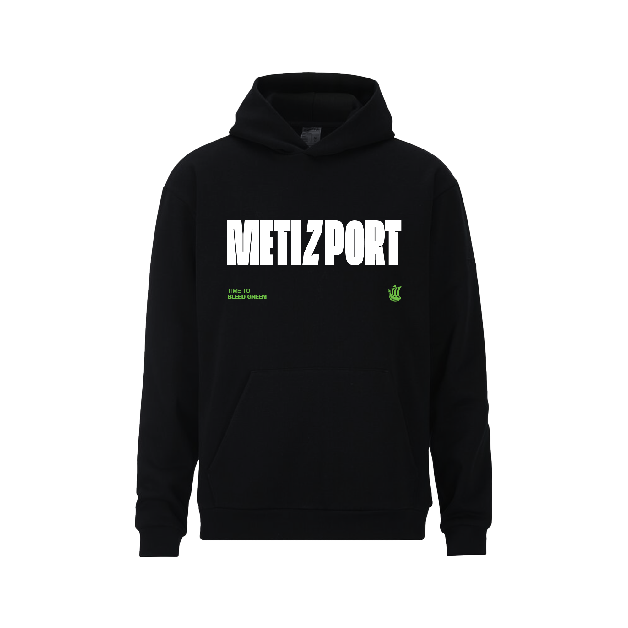 Time to Bleed Green Hoodie